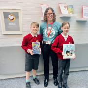 World Book Day at Halterworth Primary School. Jen Rogers from Children's Bookfest