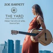 Zoe Barnett will be performing at The Yard on April 12