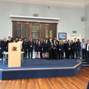 Pupils from Mountbatten and Romsey schools