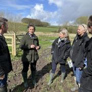 MP Flick Drummond at St Clair's Meadow