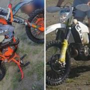KTM and Husqvarna dirt bikes