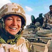 The woman in the flak-jacket: Kate Adie was the BBC’s chief news correspondent for 14 years.