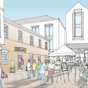 What Friarsgate Yard could look like under the Central Winchester Regeneration.