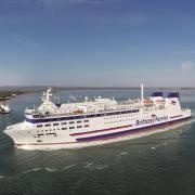 Brittany Ferries Barfleur in Poole Harbour.