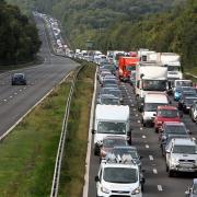 Traffic on the M3 (stock photo)