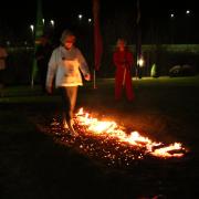 Photo from a fire walk in 2019