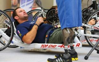 Former soldier Steve Arnold initially tried handcycling after leaving the Army before switching to skiing