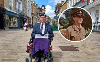 Hampshire veteran to travel to 50 towns to raise money for commemorative plaques