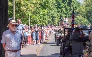 Hampshire standard bearer leads Armed Forces Day convoy for last time