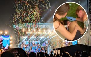A woman fell ill after she claimed a vape was spiked at Isle of Wight Festival 2023.