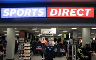 Store manager Chris Bott. Sports Direct opened in the Brooks Shopping Centre in Winchester on December 16