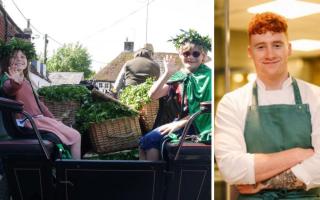 MasterChef: The Professionals winner Tom Hamblet (right) is coming to the Watercress Festival this year