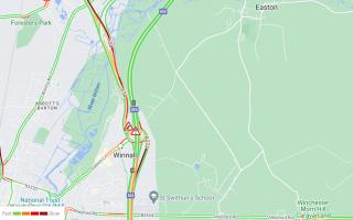 LIVE: Heavy congestion around Winchester following police incident