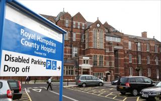 Royal Hampshire County Hospital RHCH exterior stock. Wednesday 17th September 2014..