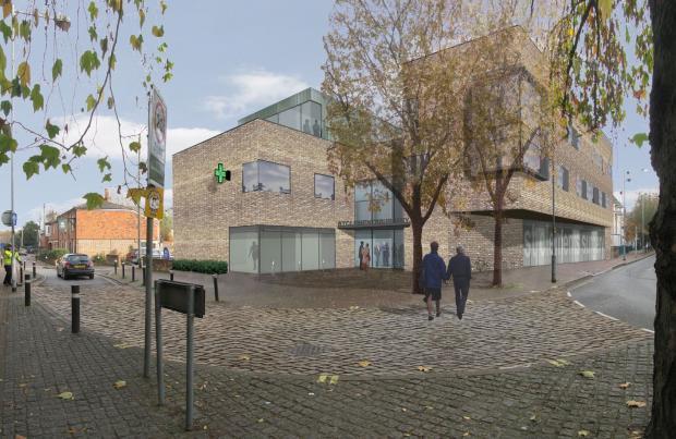 An artist's impression of the new St Clements Surgery set to be built on Upper Brook Street car park, Winchester