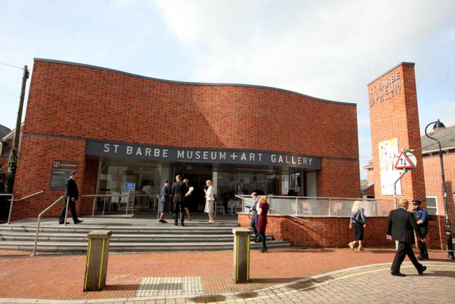Photo Stuart Martin - The Earl of Wessex officially opens the renovated St Barbe Museum and Art Gallery - exterior